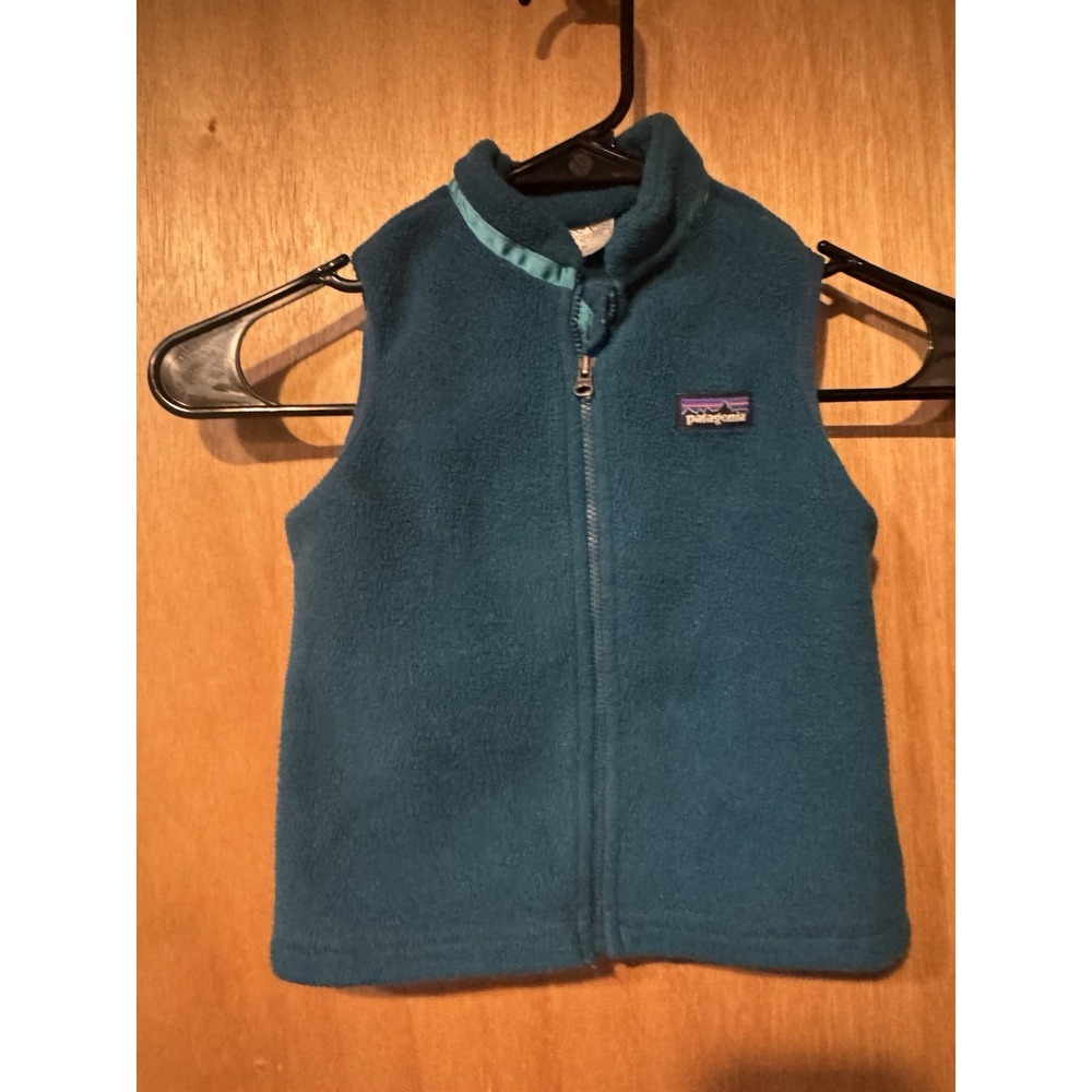 Patagonia 3T Teal Synchilla Fleece Vest (C)
